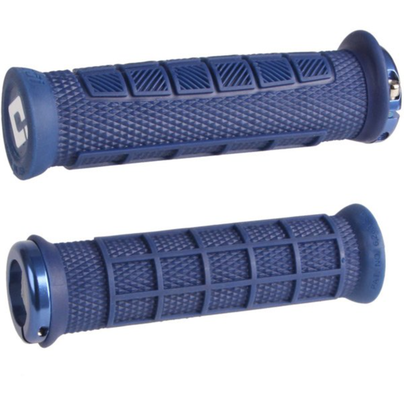 ODI Elite Pro V2.1 Lock On MTB Handlebar Grips 130mm Navy Blue -1